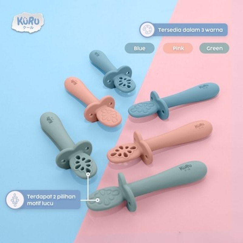 Kuru Baby SIlicone Training Spoon 3