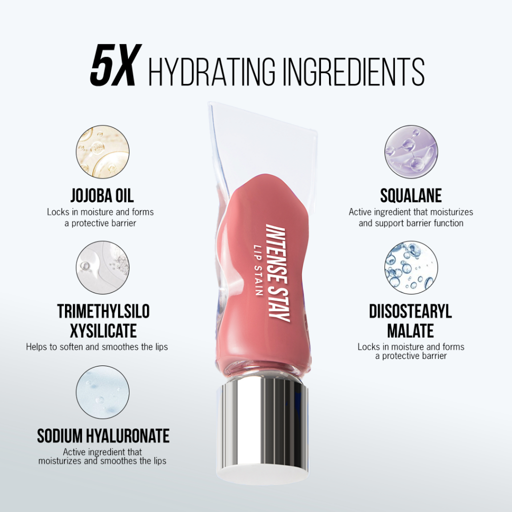 Nusantara Sarana Outlet SOULYU Intense Stay Lip Stain 12 Fearless