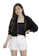 MSMO Aiden Knit Jacket Crop Oversized Hoodie 1