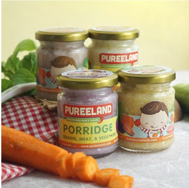 Pureeland Pureeland Baby Porridge Weight Booster (10-11 bulan)