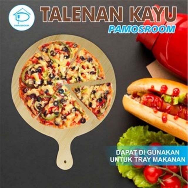 Wooden Cutting Board Bulat