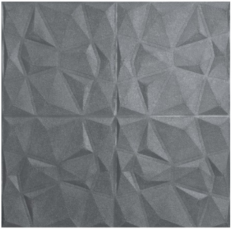 Wallpaper 3D Foam Sticker Motif Diamond Triangle 2