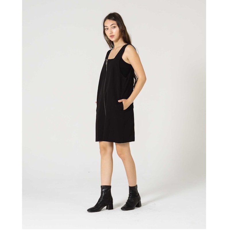 This is April X Syifa Hadju Romper Wanita SH Min Jeong Pinafore Black 3