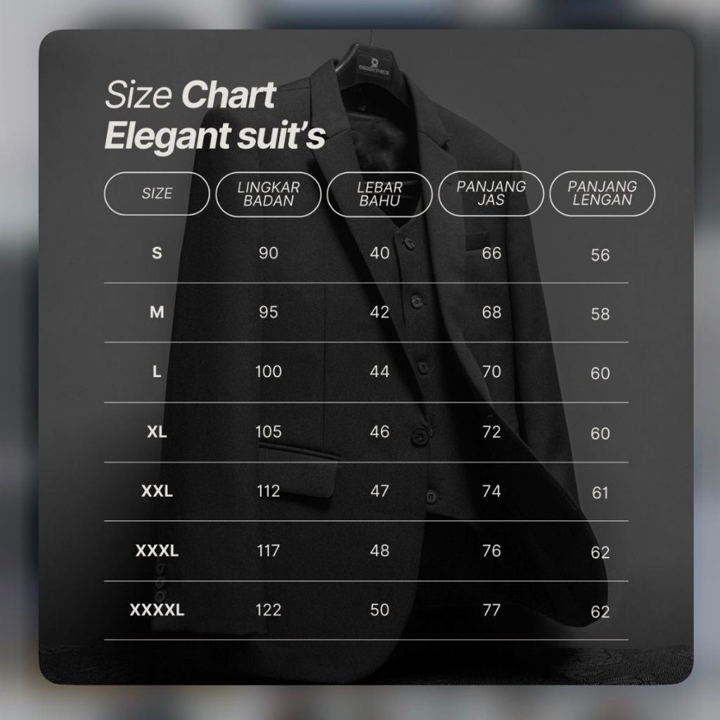  GOODETHICS Luxury Jas Pria Slimfit (Stripe)