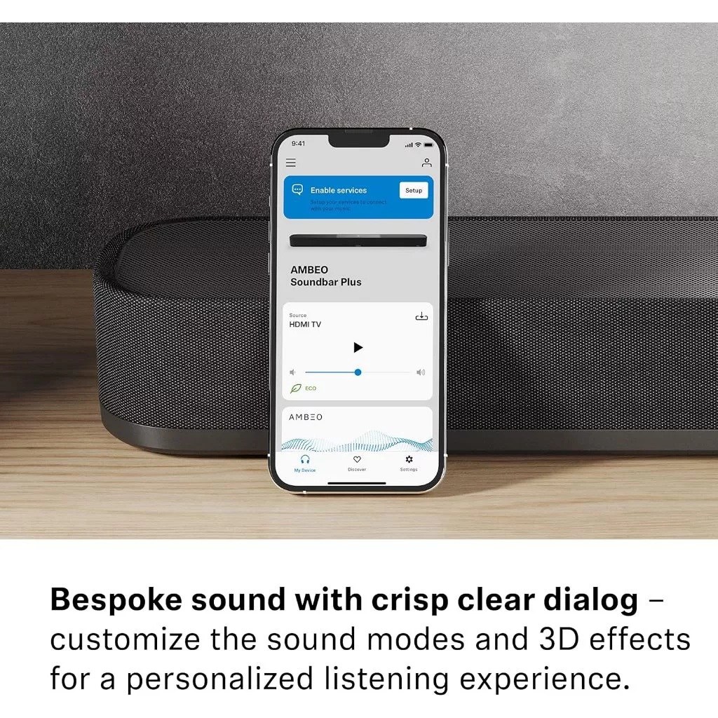 Sennheiser Sennheiser Ambeo Plus Soundbar 3D Audio Experience Sound Bar 7.1.4 Home Theater System