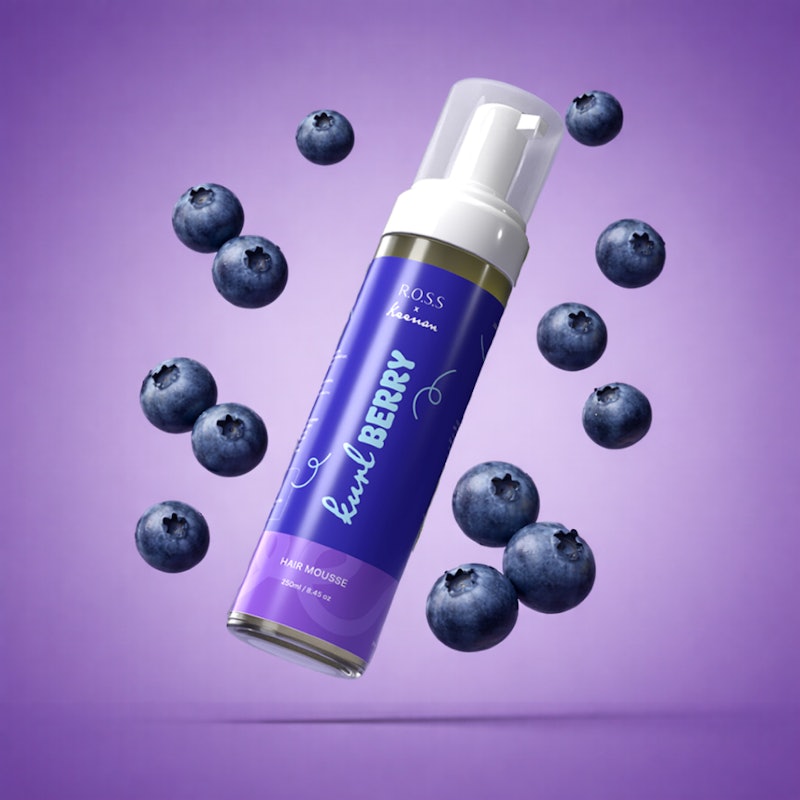 R.O.S.S X Keenan Kurl BERRY Hair Mousse 2