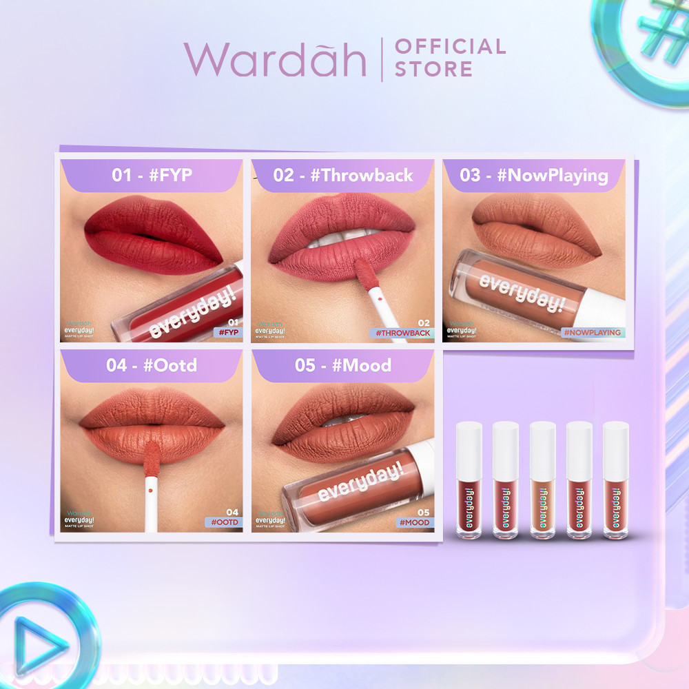 Wardah Everyday! Matte Lip Shot 03 #nowplaying