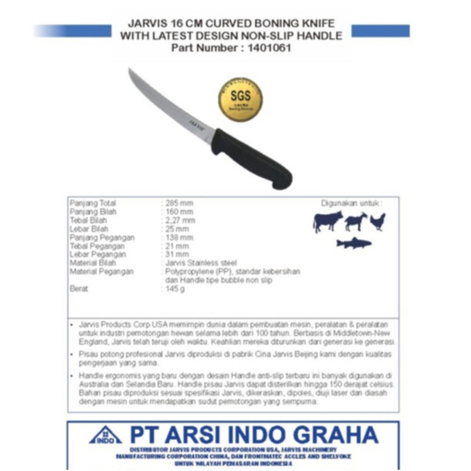 Jarvis Products JARVIS 16 cm Skinning Knife 1401056 