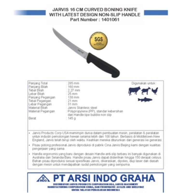 JARVIS 16 cm Skinning Knife 5