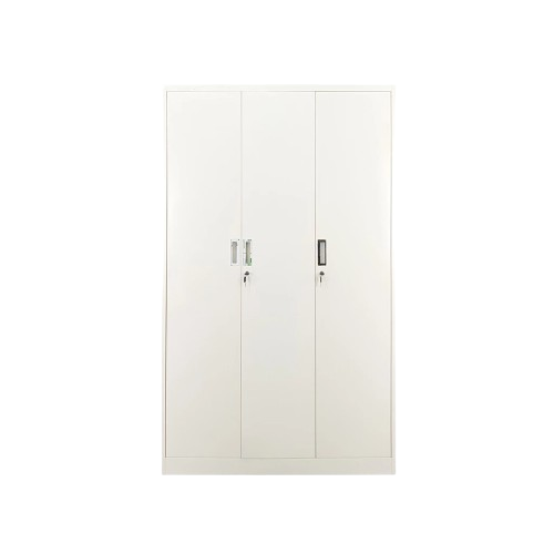 SAPPORO BOLOGNA Lemari Pakaian Besi 3 Pintu Maple