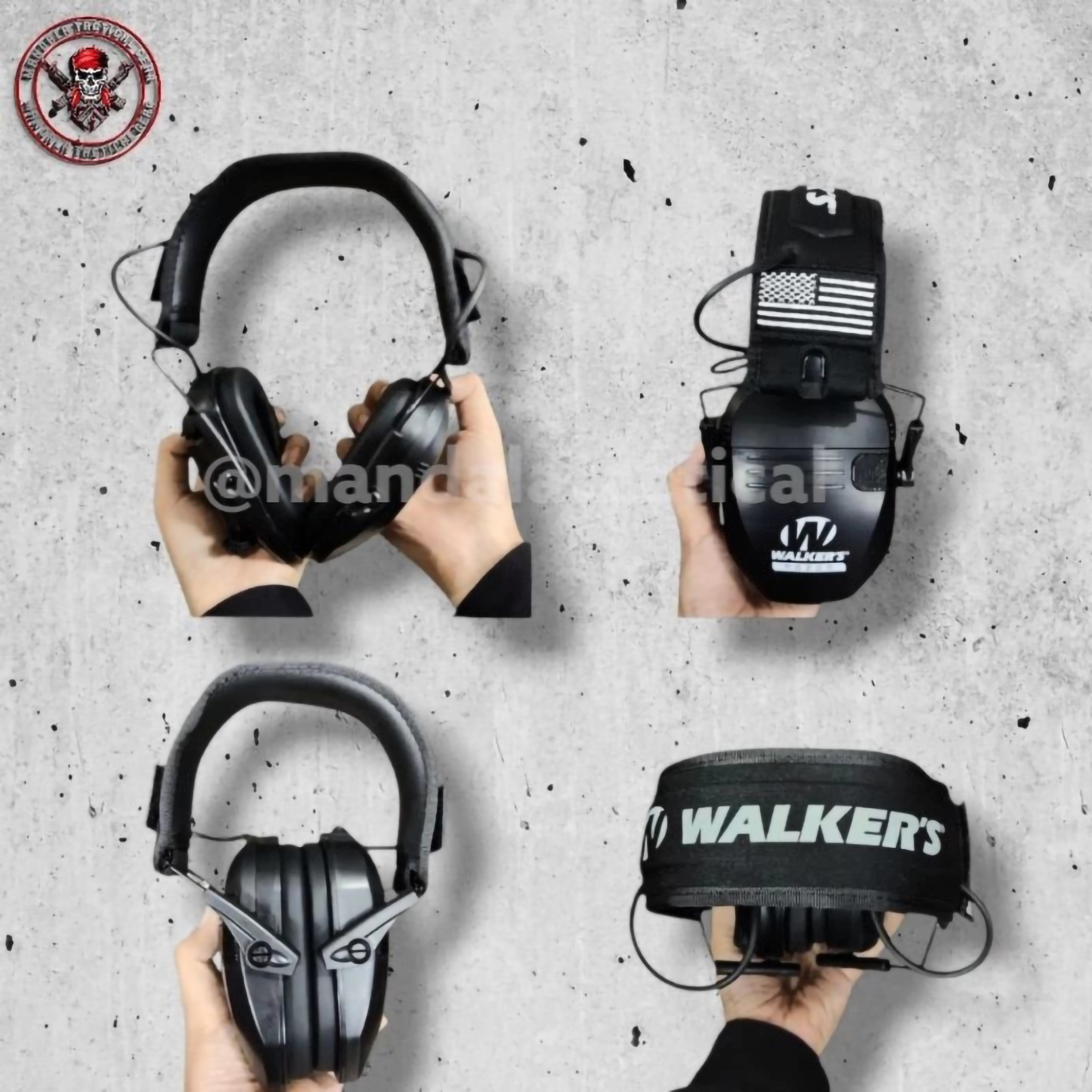 Rhino Group Walkers Shooting Ear Protection & Hearing Protection