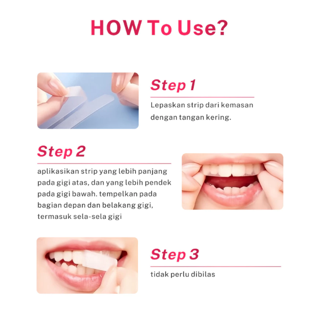 Onuge Personal Care METOO PAP Intensive Teeth Whitening Strips