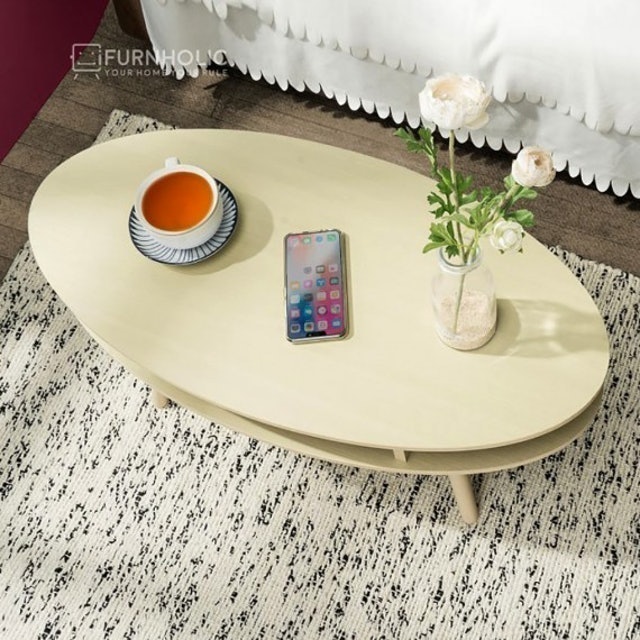 iFURNHOLIC Pieree Oval Coffee Table
