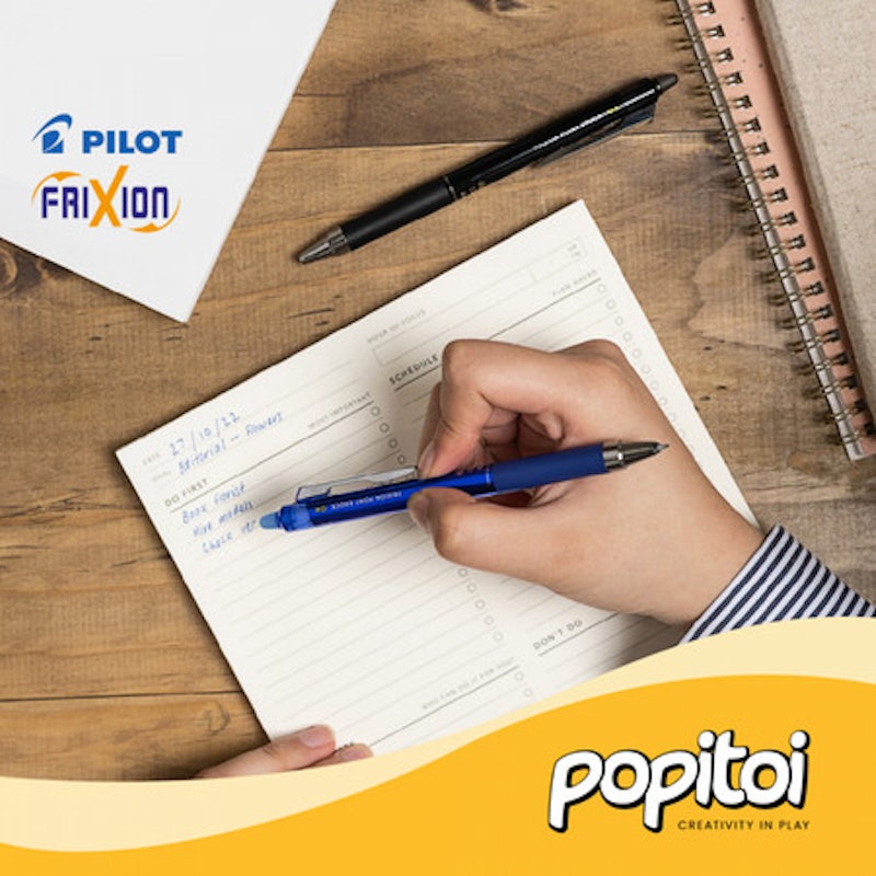PILOT Frixion Synergy Knock Erasable Gel Pen 0.4mm 5