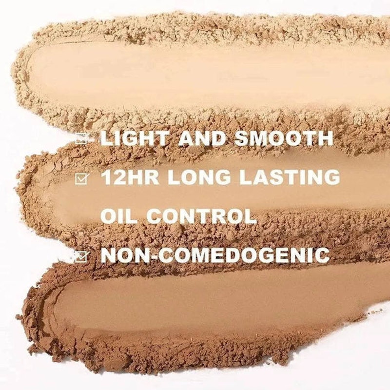 Longwearing Oil-Free & Matte + Poreless Natural Pressed Powder 5