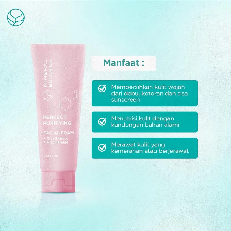 Mica Jaya Pratama Mineral Botanica Perfect Purifying Facial Foam