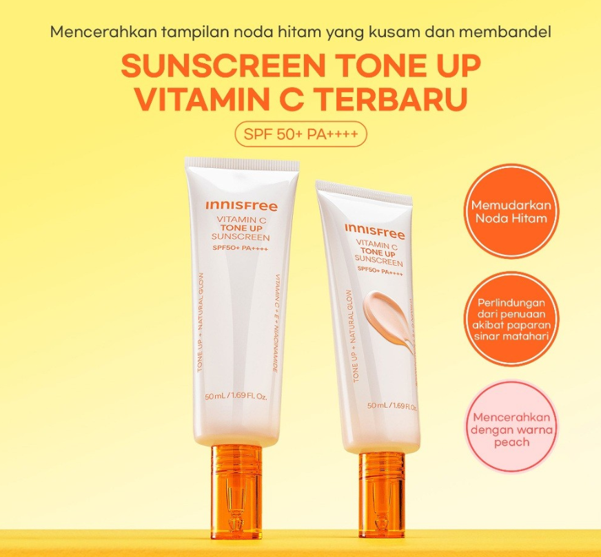 Innisfree Innisfree Vitamin C Tone Up Sunscreen SPF 50+ PA++++