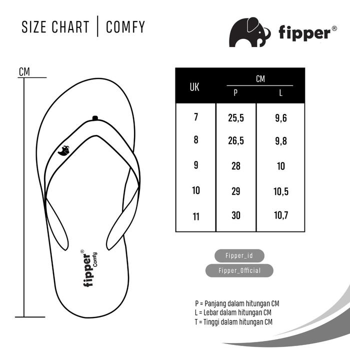 Fipper Marketing Fipper Comfy Black/Grey Dark