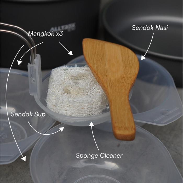 ALLTREK Cooking Set Camping 9-in-1 FEASTY 2