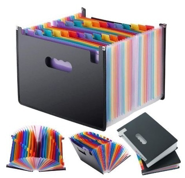 24 Pockets Expanding File Folder