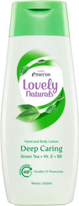 Lovely Naturals Deep Caring Body Lotion with Green Tea 1
