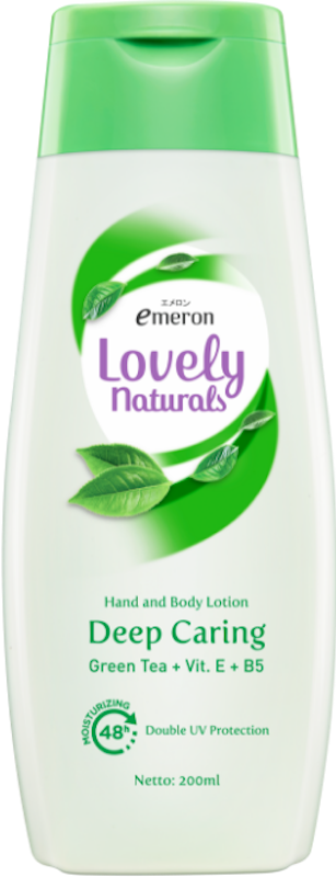 Lovely Naturals Deep Caring Body Lotion with Green Tea 1