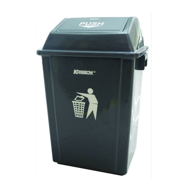 Krisbow Dust Bin 40L and Push Cover