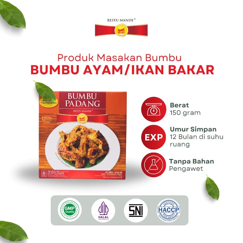 Restu Mande Bumbu Padang Bumbu Bakar