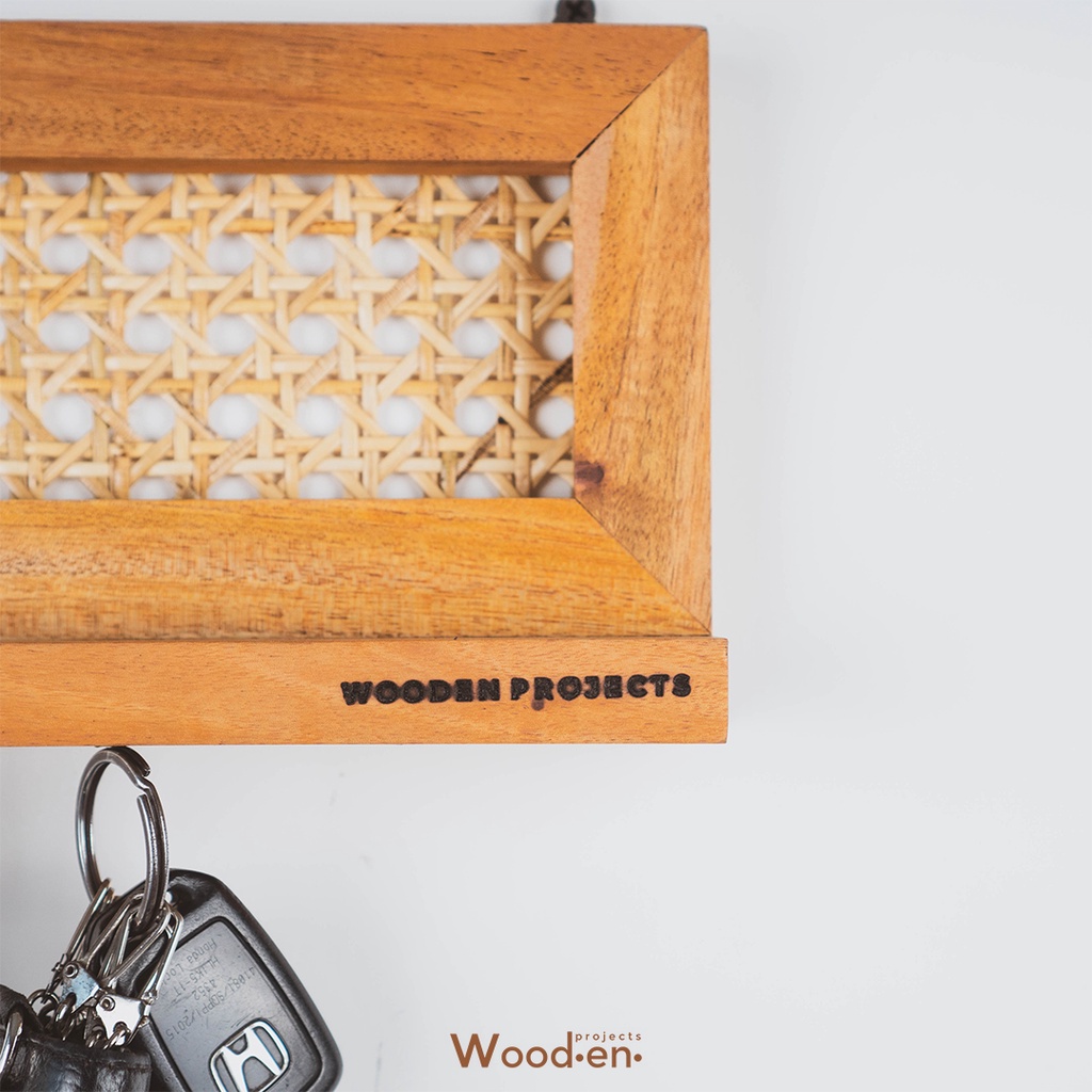 Wooden projects Gantungan Kunci Kayu Magnet GK2