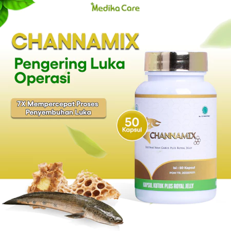 Channamix (Ekstrak Ikan Gabus Plus Royal Jelly) 4