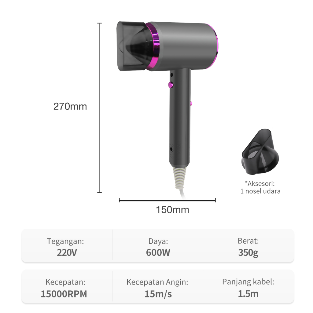 Yao Yao Indonesia Info Tech Simplus Hair Dryer CFJH001