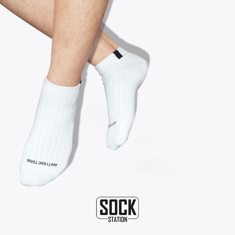 Sock Station Men Casual Sneaker Sock Salur Anti Bacteria 3