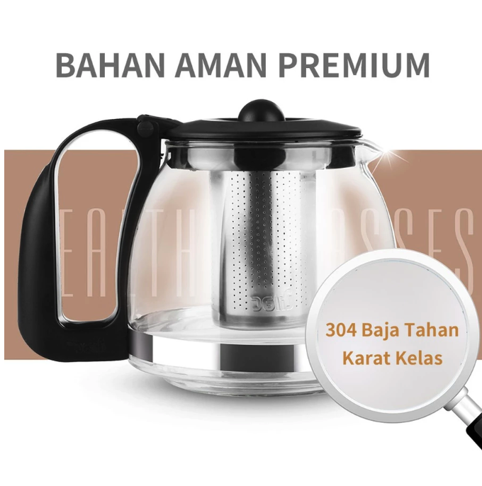 Miniso Lifestyle Trading Indonesia MINISO Simple 4+1 Tea Set