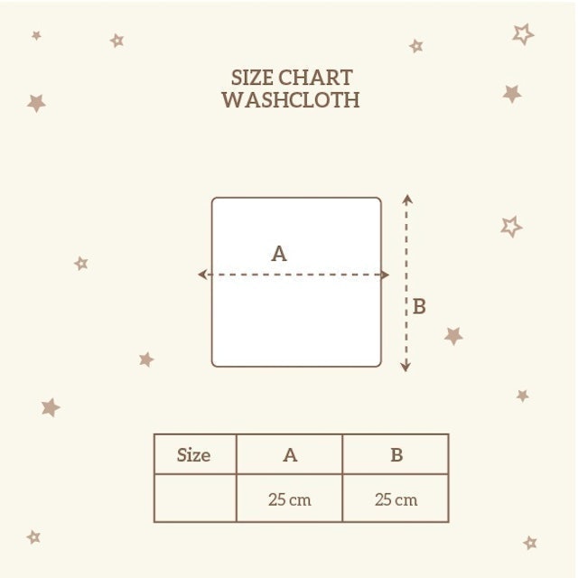 Palmerhaus Little Palmerhaus Bam & Boo Bamboo Washcloth Set Of 4