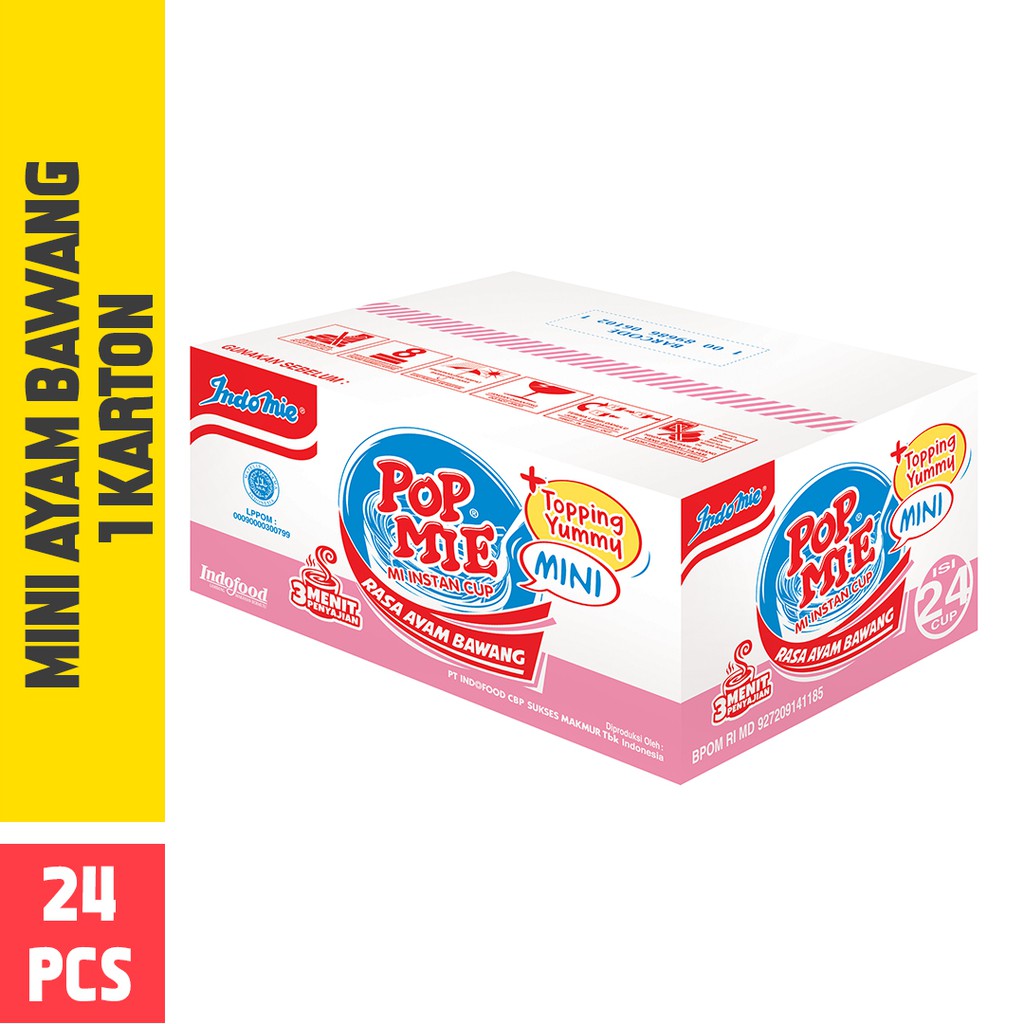 Indofood Pop Mie Mini Kuah Rasa Ayam Bawang 