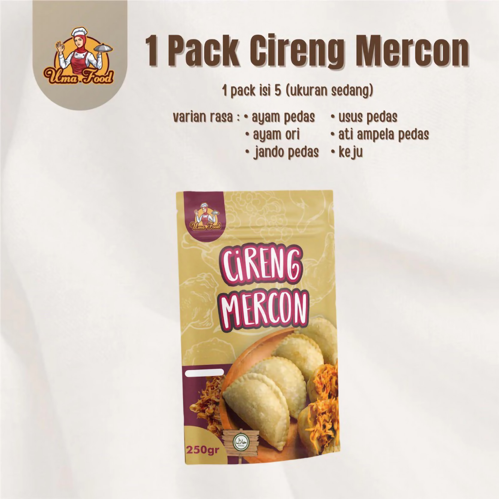 Uma Food Cireng Mercon Ayam Pedas