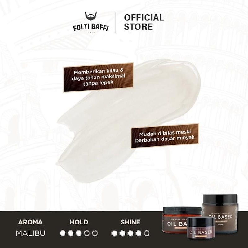 Folti Baffi Hair Nutrition Pomade Oil Based 3