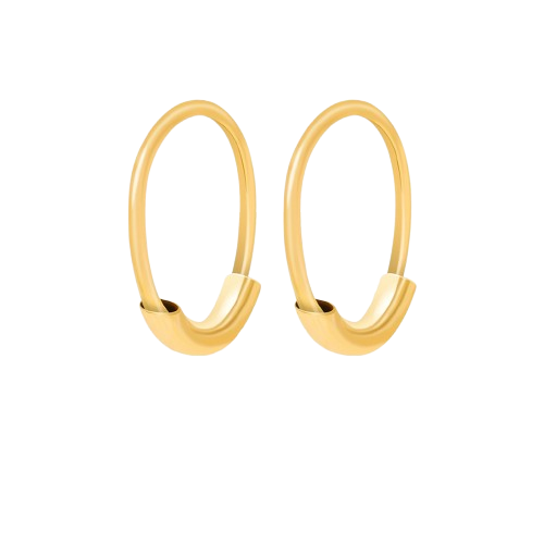 Semar Nusantara Anting Emas Baby Kawatan Polos 17K