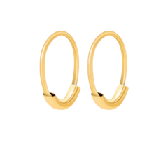 Semar Nusantara Anting Emas Baby Kawatan Polos 17K