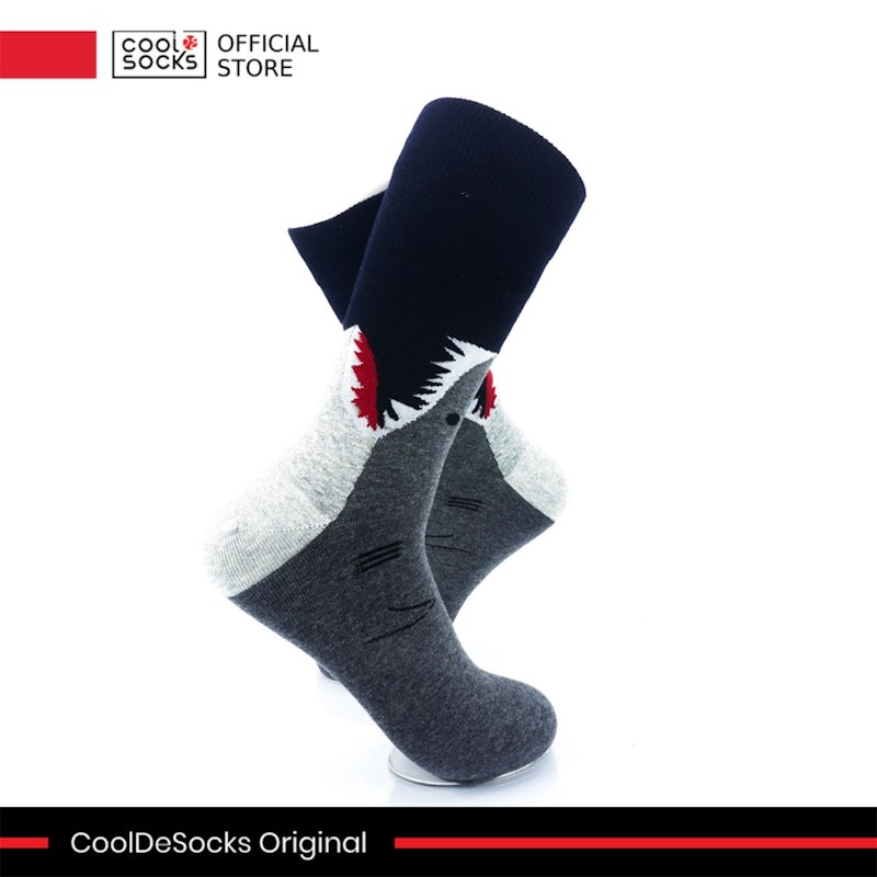 CoolDeSocks Great White Bite Socks 2
