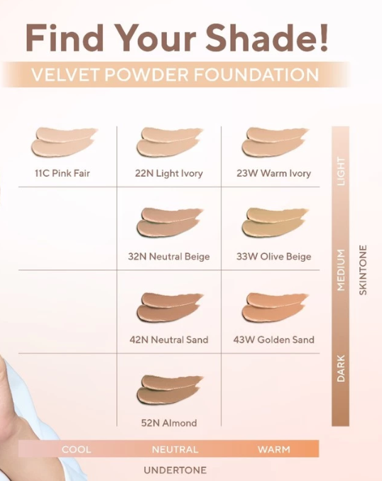 Wardah Colorfit Velvet Powder Foundation