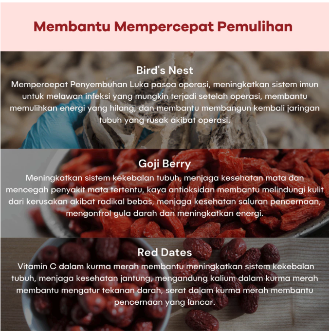  Holyvit Red Dates Bird's Nest Drink