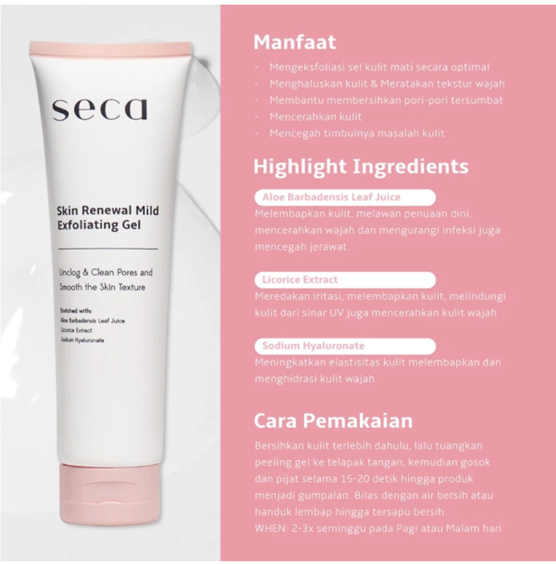 SECA Skin Renewal Mild Exfoliating Peeling Gel 3