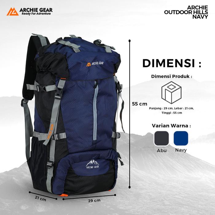 Archie Gear Hills Navy Carrier 40 L