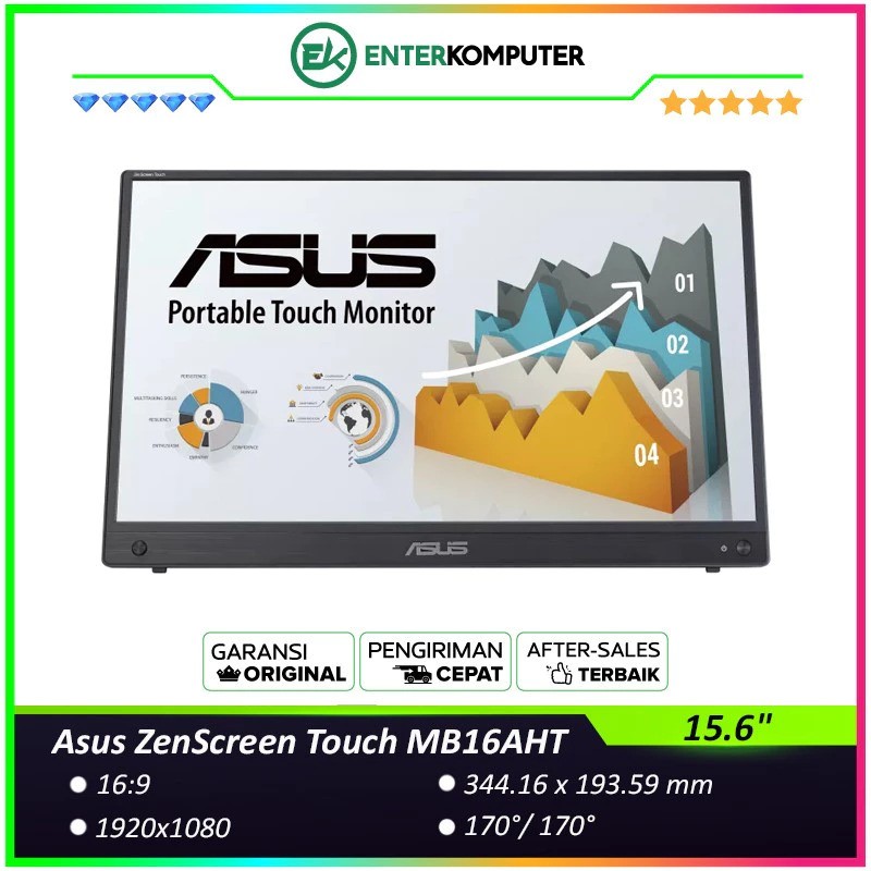 ASUSTeK Computer ASUS ZenScreen Touch MB16AHT