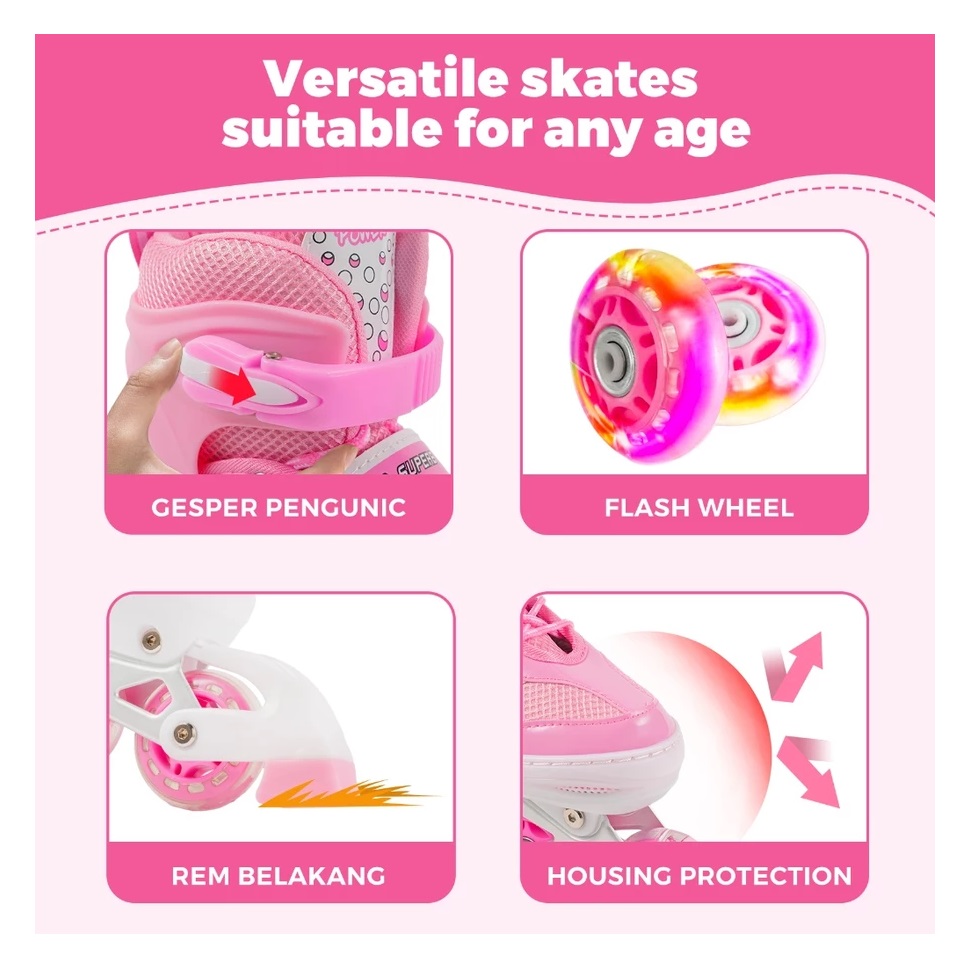  IXCE Sepatu Roda Inline Bajaj Skate 