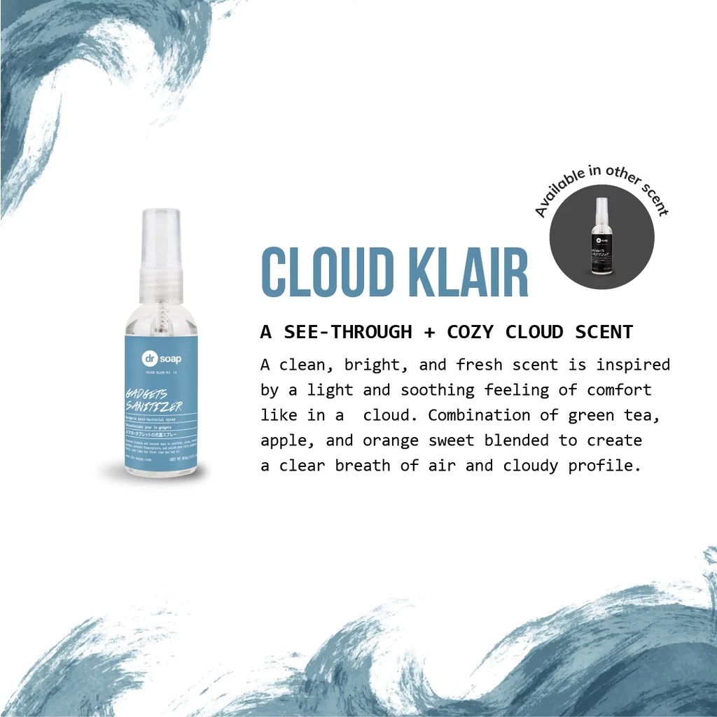 DrSoap Global Indonesia dr soap® Gadgets Sanitizer (Cloud Klair)