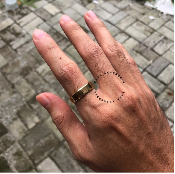 Zafa Cincin Titanium Smooth