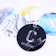 Round Bag Tag Marble Custom 1