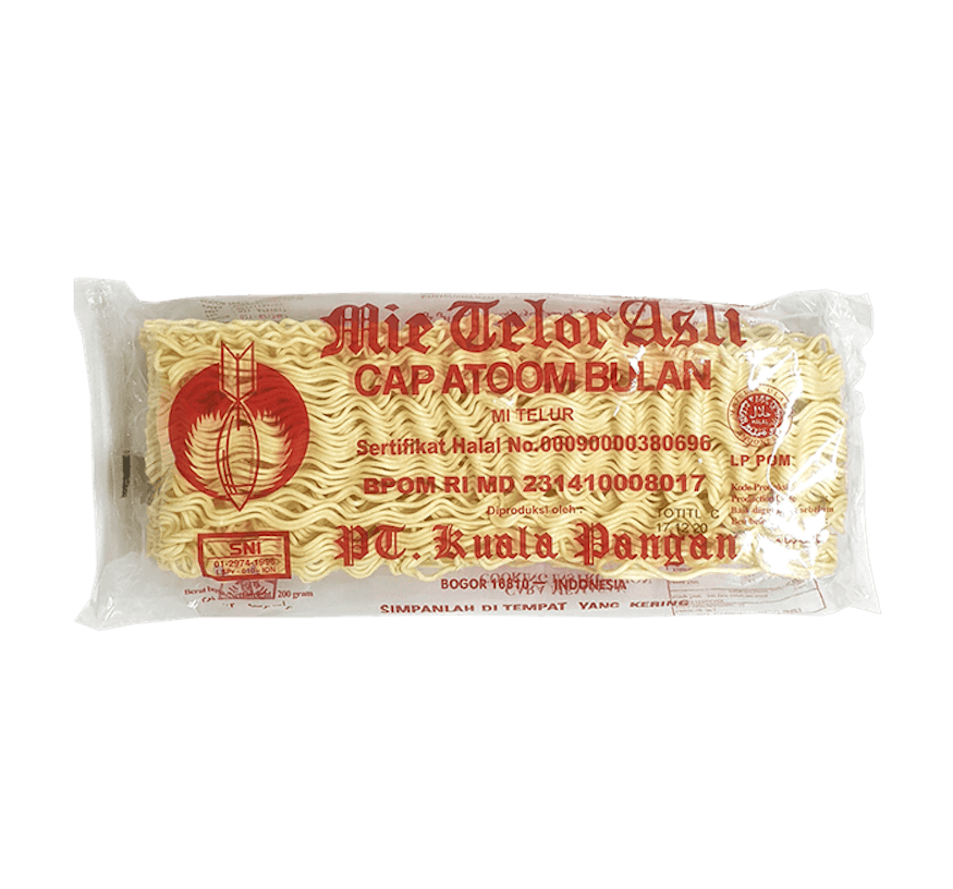 Cap Atoom Bulan Mie Telor Asli